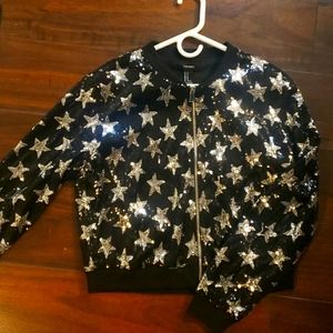 2 for $20 Sequin bomber jacket